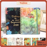 YUJINX 2026 Planner, Agenda A5 Calendar 2026, Monthly Tabs Jan.2026 - Dec.2026 Weekly and Monthly Ac