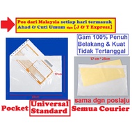 Sarung Flyer Pocket Plastik Beg Pos Laju Plastic Bag EasyParcel Courier Size Easy Parcel Box Packing