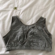 Size training bra size 70/75 AB twisted gray