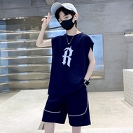 Summer children's clothing Set for boys 18-45kg SUMMER R-Set model. Cotton material is stretchy and 