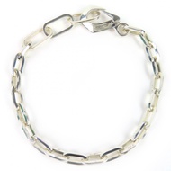 Excellent condition BOTTEGA VENETA AG925 silver chain bracelet (732341), approximately 25cm long, si