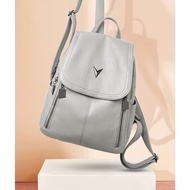 DC8 Leather Backpack Women Ladies Travel Bagpack Women School Bag Female Backpack