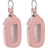 HARFINGTON Universal Premium Car Key Fob Case Genuine Leather Key Fob Protector Cover Smart Key Fob 