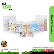 Opp Cookies Plastic Patterned Opp Plastic/ Souvenir Opp Plastic/ Thick Opp Plastic/ Bakery Opp Plast