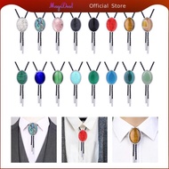 MagiDeal Stylish Cowgirl Bolo Tie Western Necktie Jewelry Shirt Neck Ties Oval Apparel Accessory for