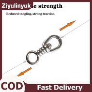 ziyulinyuk 1PCS Stainless Steel Fishing Swivels Figure-8 Ring Connectors Swivel Fishing Accessories 