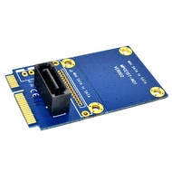 MSATA to SATA Adapter Card Mini SATA to 7Pin SATA Mini PCIe Expansion SATA Vertical Adapter Card Sup