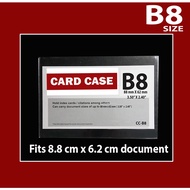 B8 Size  CARD CASE 6.5 cm x  9.5 cm / RFID CASE / SSS ID CASE /PHILHEALTH CARD CASE