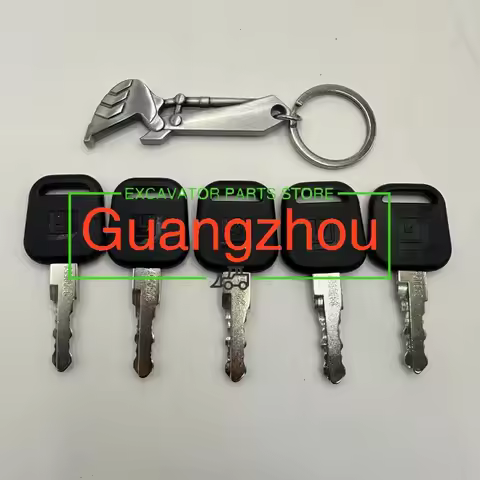 Starter Keys for Liugong 906/907/908/915/920/922/925/936C/D/E Ignition Key with Keychain Excavator E
