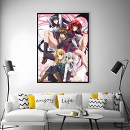 Anime High School DxD Poster Versatile HD Waterproof Wall Art Self-Adhesive Decor for Any Space Idea