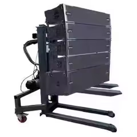 1.2M/1.6M Electric forklift Portable small loader Lighting and audio transporter Air box electric st