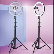 Tripod Stand Youtuber FB Live Mobile Phone Shooting Lightning LED Tiktok Live Stream Light 2.1M