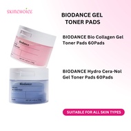 BIODANCE Hydro Cera-Nol Gel Toner Pads 60P/BIODANCE Bio Collagen Gel Toner Pads 60P BIODANCE TONER P