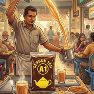 Serbuk Teh Merah A1/ Teh Tarik Kaw/ Teh A1 800gram x 6pack .