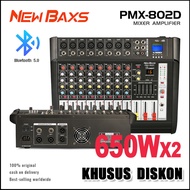 New Baxs Penguat pengadun PMX802D Mesin semua-dalam-satu Penguat kuasa tinggi 650W Penguat kuasa tin
