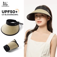 LouisWill sun hat for women uv protection Womens Hats & Caps Women Sun Cap Sun Visor Hat Foldable Em