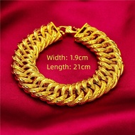MINCYO Men Women EMAS BANGKOK Cop916 Gold Bangles Coco Sajat Bracelet Gold Plated Jewellery Dubai
