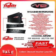 Kd-80.4 Kinetic Power Amplifier, 4 Channel Amplifier (80W/Rms X 4) / Nv-12-A-28-805-480 NEW V12 Chan