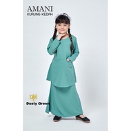 BAJU KURUNG KEDAH POKET BUDAK KIDS KURUNG NEW BAJU RAYA 2023 AMAN PURPLE MUSTARD DUSTY BROWN DUSTY GREEN ROSE GOLD