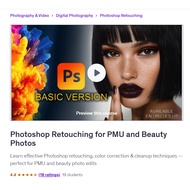 Photoshop Video Course-Photoshop Retouching for PMU and Beauty Photos | Learn Photoshop 2025