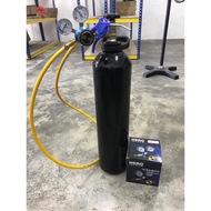 10L Oxygen Gas tank / Oxygen Fishing Packing Set includes Oxygen Gas Regulator, 2M Air Hose and Air 