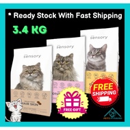 Nuxa Sensory Grain Free Cat Food 3.4kg Makanan Kucing Adult Kitten