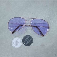 紫色鏡片雷朋太陽眼鏡墨鏡