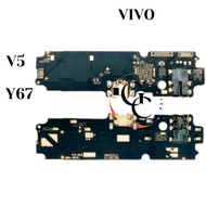 Flexible Connector Charger Vivo V5 Y67 V5 Lite V5S Handsfree+Mic Original (Flexible Charger Board Co