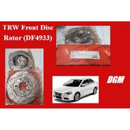 TRW Front Disc Rotor (DF5933) for Proton Inspira