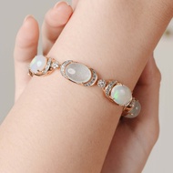 La Lune Aquamarine Opal Full Bracelet