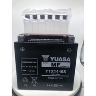 YUASA YTX14-BS BATTERY F700GS F650GS R nine T R1200GS C650 GT, Sport Ninja ZX-14R, ABS Super Duke, R