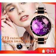 Z73 Women Smart Watch 1.09 inch Round Screen Bluetooth Call IP67 Waterproof Watches Local Music Hear