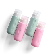 Bộ Chiết Mỹ Phẩm The Travel Star C00-380 Silicone Travel Bottle 90ml Nhỏ Gọn Tiện Lợi Du Lịch