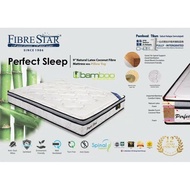 Perfect Sleep Fibre Star Anti-Static Natural Coconut Fibre+Natural Latex Top双人椰丝乳胶床褥床垫 kelapa sabut+