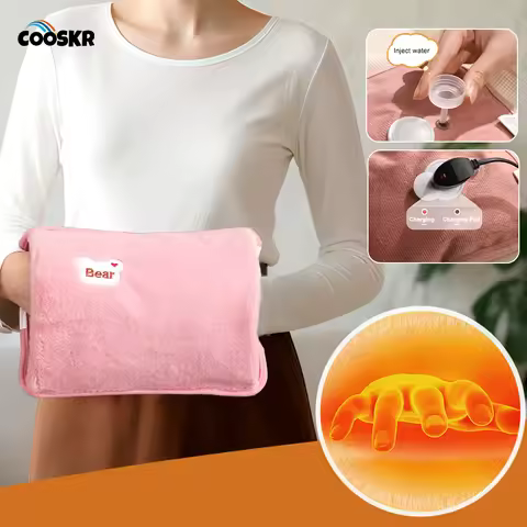 Electric Hand Warmer Bag EU Plug Rechargeable Reusable Hand Warmer For Abdomen Hands Warm Pocket Hot