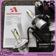 Xandway RS H4 Hi Low 3 colors Autovision Led Headlamp 12v 30 watt 3 colors Double