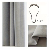 Ultra waterproof fabric shower curtain liner, soft and simple shower curtain liner, lightweight, sta