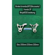 Rear caliper mounting bracket brembo ktc 2P NINJAR NINJASS NINJA R SS 2T 2stroke 150 rear disc disc 