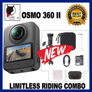 Osmo 360 II 360II Camera Waterproof 360° Action Camera with 1-Inch 360° Imaging,Native 8K 360° Video