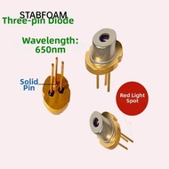 STABFOAM Red Laser Head Diode Module, 5mW 7mW 10mW 3V 5V DIY High Power Burning Infrared, Tripod Met