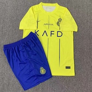 ฤดูกาล 23/24 ใหม่ริยาดชัยชนะเสื้อเหย้าหมายเลข 7 โรนัลโด้หมายเลข 10 Neymar ชุดผู้ใหญ่เสื้อฟุตบอลริยาด