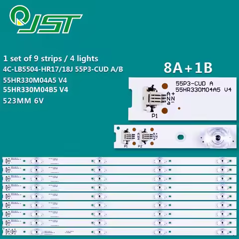 9pcs L55P3CUS L55P3CFS 55P3CUS 55P3CFS-CG GM 55BC7600 55U6780C 55UC6006S LVU550ND1L 55P3-CUD A B 55H