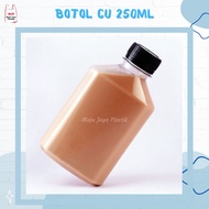 (100 PCS) Botol Panda 250 ml Botol Cu Plastik Gepeng 250 ml