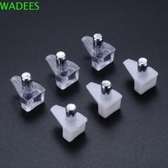 WADEES Shelf Studs Pegs Transparent Light Weight Fixed Cabinet Cupboard Wooden Furniture With Metal Pin Shelf Holder