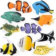Simulation Sea Creature Ornament Clownfish Gold Arowana Gar Educational Toy for Children