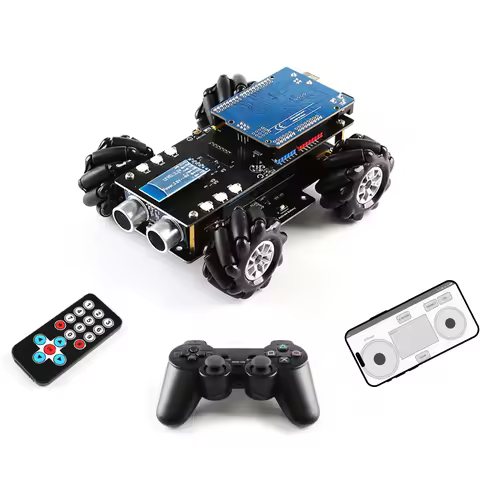 Smart Robot Starter Kit For Arduino Programming Mecanum Wheel Chassis Car Kit Smart Car Kit For Ardu