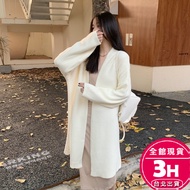 [Rika] Next Day Delivery Women's Clothing Cashmere Jacket Knitted Winter Autumn Clothes Women Long D