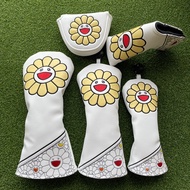 Export Sunflower Golf Club Cover Protector Wood Club Cover Putter Cover golf Golf Club Head Cover4.6