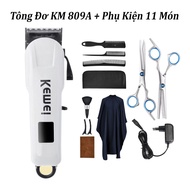 Tông đơ cắt tóc cao cấp Tông đơ hớt tóc chính hãng Kemei - 809A PG Tăng đơ cắt tóc loại tốt cho gia
