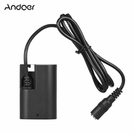 Andoer LP-E6 Fully Decoded Dummy Battery DC Coupler Connector for Canon EOS 5DS 5DSR  5DIV 5D2 5D3 80D 7DII 70D 60D 6D 7D DSLR Camera